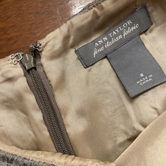 Ann Taylor satin lined skirt - Picture 3 of 10